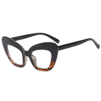 Monture de lunettes Anti-lumière bleue pour femmes, avec Rivet, à la mode, pour ordinateur, rétro, optique