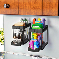 GREENSIDE Support non pliable Vente à chaud Rangement de bureau sur pied PET Organisateur de salle de bain pour évier Tiroir Top-selling