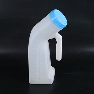 Urinoir portable Funjee 1000 ml en plastique bleu clair pour hommes, personnes âgées et utilisation en voiture - Product Image 4
