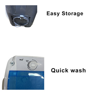 Mini lave-<span class=keywords><strong>linge</strong></span> portable de 4,5 kg avec sécheuse, appareils électroménagers semi-automatiques, vêtements pour bébés, chaussures, sous-vêtements, chaussettes - Product Image 5