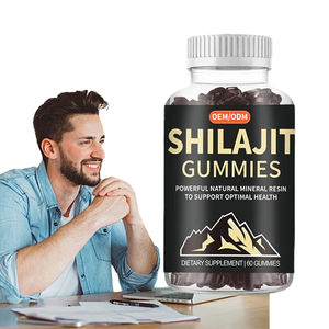 Жевательные конфеты OEM Shilajit для поддержки иммунитета, антиоксидантные свойства, чистый гималайский шилажит, фульвовая кислота, натуральная растительная добавка - Product Image 1