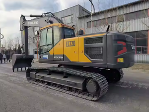 Pelle pelleteuse d'occasion bon marché VOLVO 220 EC220, pelle de construction en bon état, pelle sur chenilles VOLVO EC220 d'occasion de 22 tonnes - Product Image 5