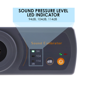 Calibrador de Nivel de Sonido Portátil Compacto, 94dB 104dB 114dB, Calibración de Ruido para Micrófonos de 13.2mm - Product Image 5