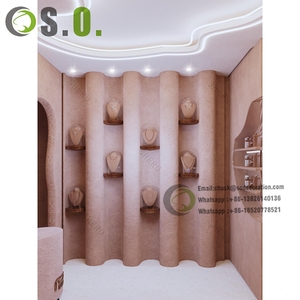 Customize High End Luxury Jewelry Floor Wooden <b>Display</b> Counter Shops Showcase Jewelry Store Counter - Product Image 2