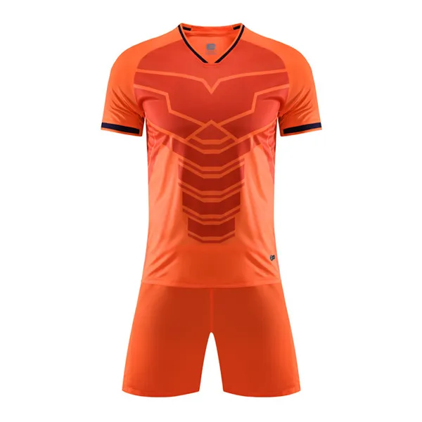 Maillot de football de vêtements de sport de football de couleur rose unie personnalisée