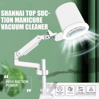 2025 deuxième génération haute aspiration 80W électrique manucure ongles dépoussiéreur professionnel bureau Clip métal filtres solide vide