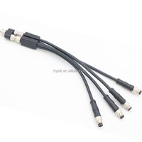 Cubierta Antipolvo de Plástico M8 para Conector y Cable, Protección IP67