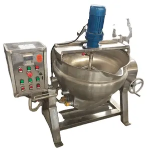 Stainless steel Jacketed kettle mixer Sugar boiler / Candy cooking machine/ Sugar syrup cooking pot