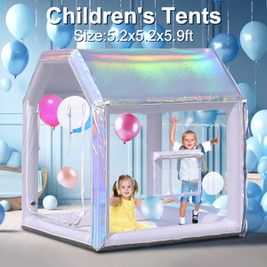 Carpa Burbuja Transparente Sayok, Casa de Burbujas Inflable Portátil para Exteriores, Carpas de Burbujas Inflables para Niños - Product Image 4