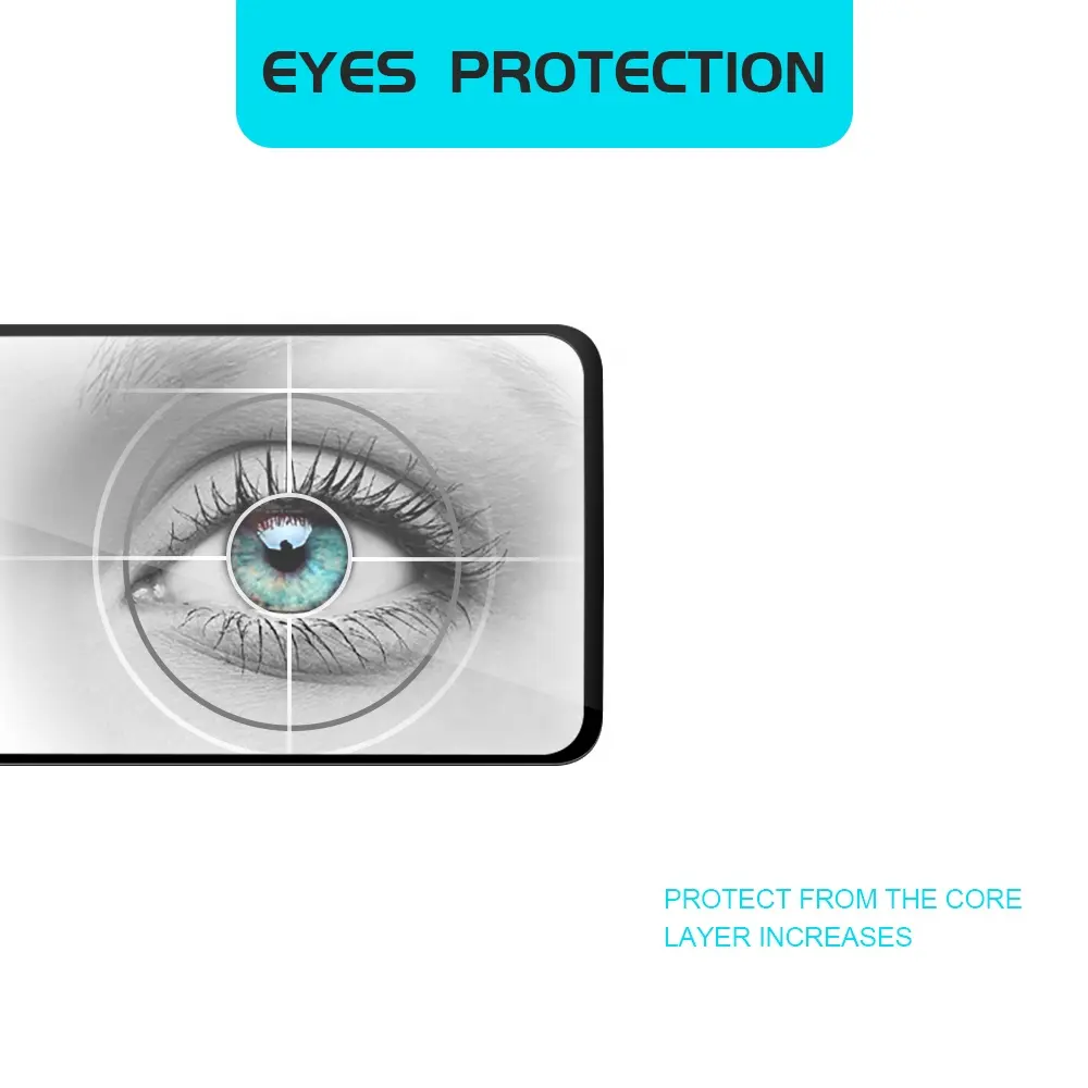 Vidrio Templado Sunruo para iPhone 11 Pro Max 2.5D Privacidad