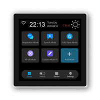 Panneau de commande tactile multifonctionnel Tuya avec écran intégré de 4 pouces, panneau de commande central pour maison intelligente pour des scénarios intelligents Alexa