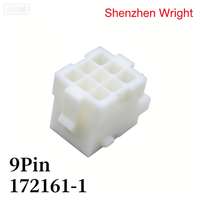 Connecteur femelle 9 broches TE 172161-1 de haute qualité, extrémité de câble 4,14 mm, pour accessoires et bornes de connecteurs d'équipements électriques