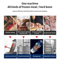 Scie à os commerciale Baiwin, machine à découper la viande, équipement de traitement des os pour boucherie, restaurant et cuisine centralisée