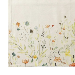 Napperons en coton à fleurs Vintage Boho Tissu en dentelle tricoté de style coréen imperméable pour table à manger ou mariage - Product Image 1