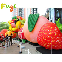 Ballon publicitaire gonflable personnalisé en forme de pastèque, fruit gonflable géant pour la décoration
