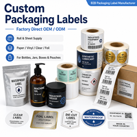 Autocollant en papier texturé pour flacon de parfum de boutique et scellage de pochette, style vintage, étiquettes personnalisées avec logo de marque
