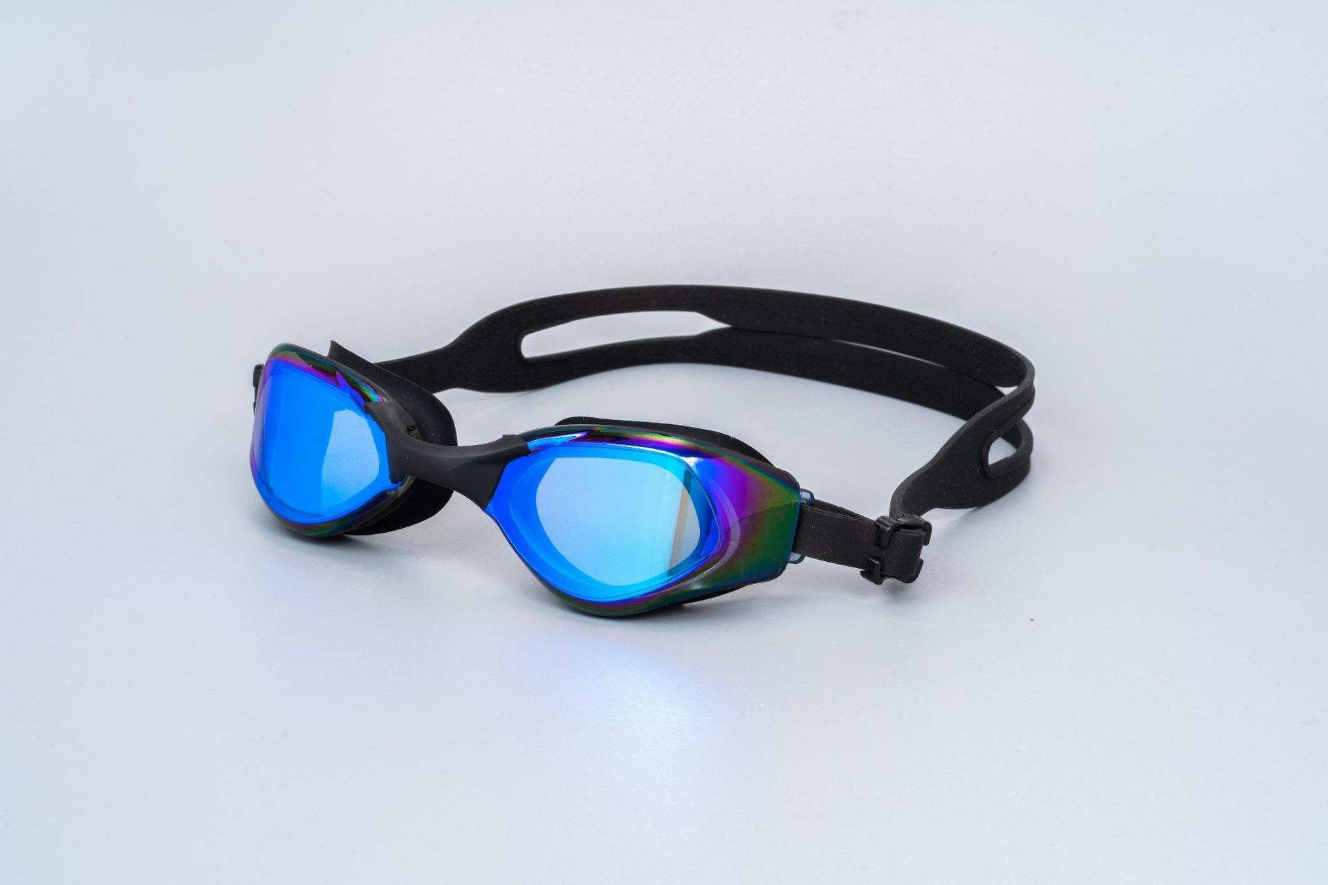 Colorful black plated blue/boxed
