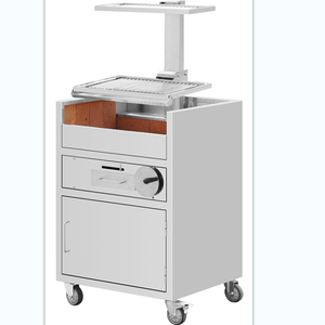 Parrilla de barbacoa de carbón de madera plegable de acero inoxidable Parrillas de asado argentino pequeño/Gaucho/Santa María para uso doméstico para barbacoa al aire libre - Product Image 1