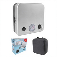Compresseur d'air électrique portable 12V pour voiture avec moniteur de pression des pneus et indicateur de puissance, pression maximale 101-150Psi