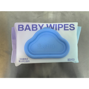 Toallitas Húmedas para Bebé de Alta Calidad, 80 Unidades, Toallitas de Agua, Venta al por Mayor, Tela No Tejida Spunlace, Cuidado de la Piel, Sin Perfume - Product Image 2