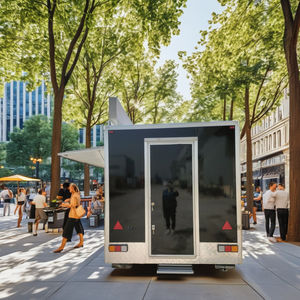 Mingtai รถขายอาหารเหล็กชุบสังกะสีแบบจุ่มร้อนรถเทรลเลอร์เคลื่อนที่ได้มีการรับรองลายจุดสำหรับกลางแจ้ง - Product Image 3