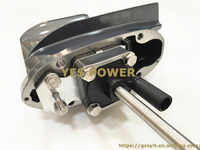 4 temps 8/9.9HP hors-bord PN 6AU-45300-10-4D Unité inférieure (arbre long) pour YAMAHA