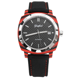 Reloj deportivo ultraligero de lujo de fibra de carbono para hombre Miyota 8215 con cristal de zafiro luminoso 5ATM resistente al agua para negocios - Product Image 3