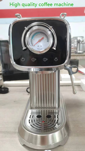 PANCERKA Machine à café expresso professionnelle 2-en-1 programmable en acier inoxydable et mousseur à lait portable avec un nouveau design expresso - Product Image 5