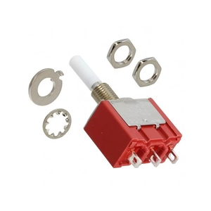 Switches Supplier BOM list Service <strong>P2013</strong> Standard Round with Cap Toggle Switch SPDT On-Off-On Panel Mount P20-13 Solder Lug - Product Image 1