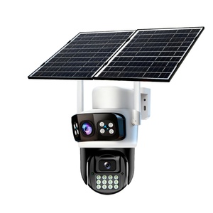 10800mah 7.5W*2 Solar Panel 8MP AOV Dual Lens <b>Camera</b> Battery 4G Sim Card CCTV Outdoor Network <b>Wireless</b> Monitor <b>Security</b> Cameras - Product Image 6