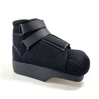 Chaussure post-opératoire montante pour décompression de l'avant-pied, avec protection d'orteil amovible, tige respirante en maille 3D, fermeture auto-agrippante unisexe à la cheville