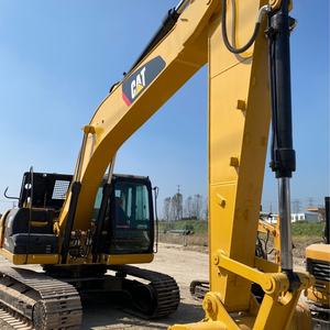 Excavadora sobre orugas barata usada Cat 320B Original Caterpillar excavadora grande de Japón pintura Original en buenas condiciones - Product Image 3