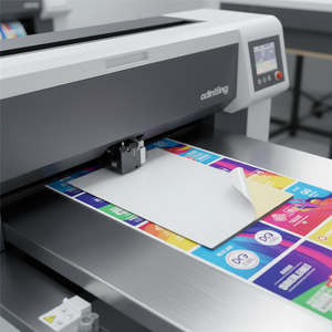 Autocollants en papier <span class=keywords><strong>vinyle</strong></span> brillant A3 personnalisés, adhésifs, impression laser jet d'encre, papier autocollant imperméable pour emballage promotionnel - Product Image 2