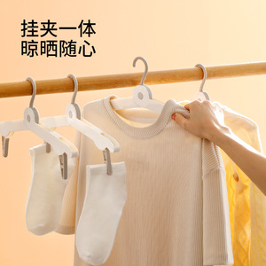 Travel Bunny Clothes Hanger White Foldable Portable With Clips For Travel And Hotel Use - Product Image 3