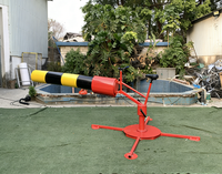 EASYFUN Factory Hot Sale Inflatable Wipeout Bike Meltdown Challenge Rotating Sweeper Obstacle Wipeout Sports Game