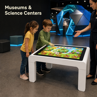 Table interactive grand format 55 pouces pour enfants, idéale pour les musées, les salles d'exposition et les centres de visiteurs - Fabricant sur mesure