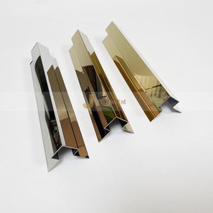 Bande de finition décorative en acier inoxydable pour bordure de sol d'appartement - Durable, étanche, installation facile - Product Image 5