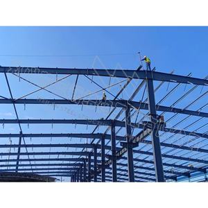 हल्के स्टील संरचना कार्यशाला मंच, कारखाने काटने प्रसंस्करण सेवा से धातु की इमारतों उपलब्ध - Product Image 2