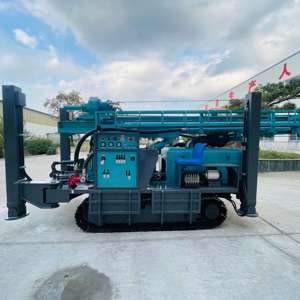 แท่นขุดเจาะไฮดรอลิกแบบพกพาตีนตะขาบขนาดเล็ก300เมตรสำหรับแกนก่อสร้างกองเซลล์แสงอาทิตย์สำหรับโรตารีฟาร์ม - Product Image 2