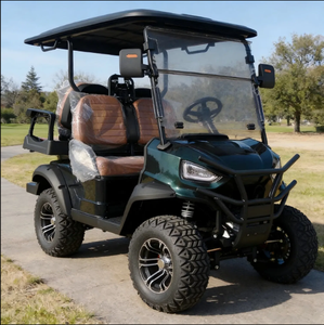 China Factory GO 4-Seater Electric Golf Cart OEM Stainless Steel Lithium Battery 24km/h 300kg Max Load 36 Holes <b>Range</b> - Product Image 5