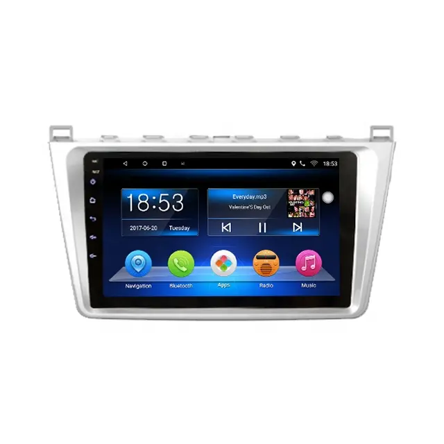 9 Inch Hd 1024*600 Touchscreen Android 8.1 Voor 2009 Mazda 6 Ondersteuning Gps Navigatie Systeem