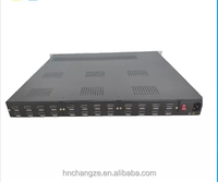 Equipo de Fibra Óptica, Codificador Modulador Digital de Alta Calidad de 16 Puertos para CATV, Óptico, DVB-T, ISDB-T