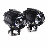 Pour M3 50W, phare stroboscopique LED bicolore étanche IP68 à montage sur grille, garantie 1 an pour moto