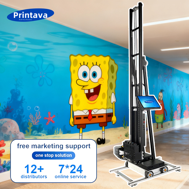 Printava High-Precision Wall Printer Factory Direct Wall Printer Durable Wall Printer Machine for Advertising Project