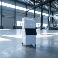 Machines à glaçons commerciales à haut rendement avec compresseur PLC, refroidissement par eau, capacité de 190 kg pour les hôtels