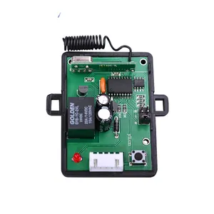 YET405PC-2 433mhz 2 channel rf wireless waterproof receiver and controller for garagr door window multi frequency remote control