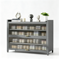 Meuble à chaussures en acier pour entrée, autoportant, grande capacité, style minimaliste moderne, rangement pour salon
