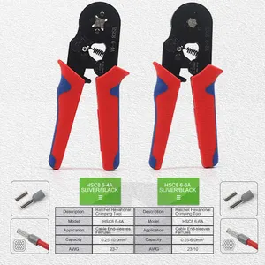 كماشة العقص بأنبوب معزول ، كماشة الطويق ، محطة أنبوبية ، HSC8 6-4a/6a ، مكشكش الأسلاك الكهربائية المنزلية