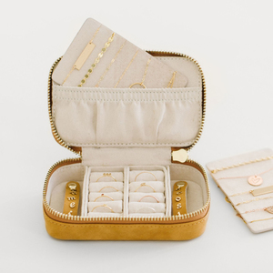High quality jewelry box organizer custom genuine leather jewelry boxes