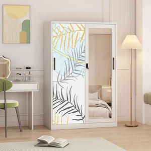 Camera da letto scorrevole 2 porte <span class=keywords><strong>armadio</strong></span> in metallo <span class=keywords><strong>con</strong></span> <span class=keywords><strong>specchio</strong></span> Bongkar Pasang acciaio <span class=keywords><strong>armadio</strong></span> Almari armadi in metallo - Product Image 3